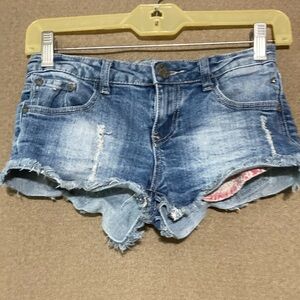 Vanilla Star Denim Blue Women's Short Shorts Size 1